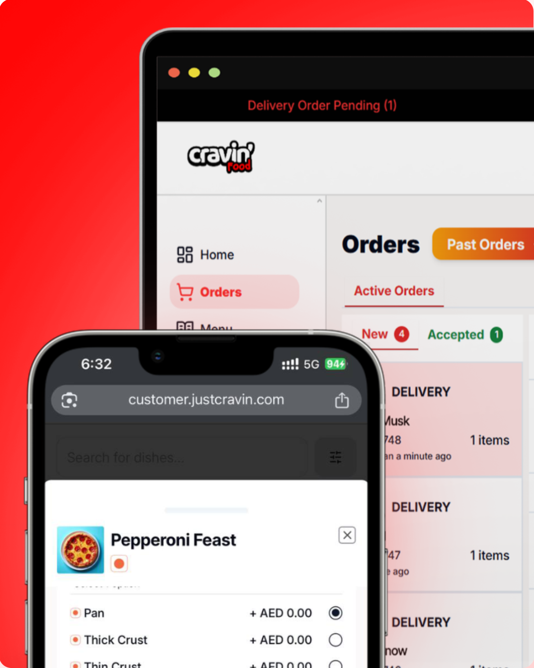 Cravin Premium Dashboard